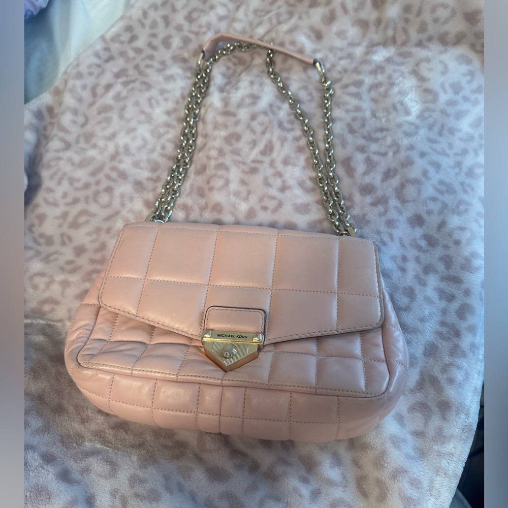 Michael kors Elegant Quilted Pink Handbag